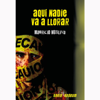 Portada de "Aquí nadie va a llorar" (Serie RedRum 22, 2025)